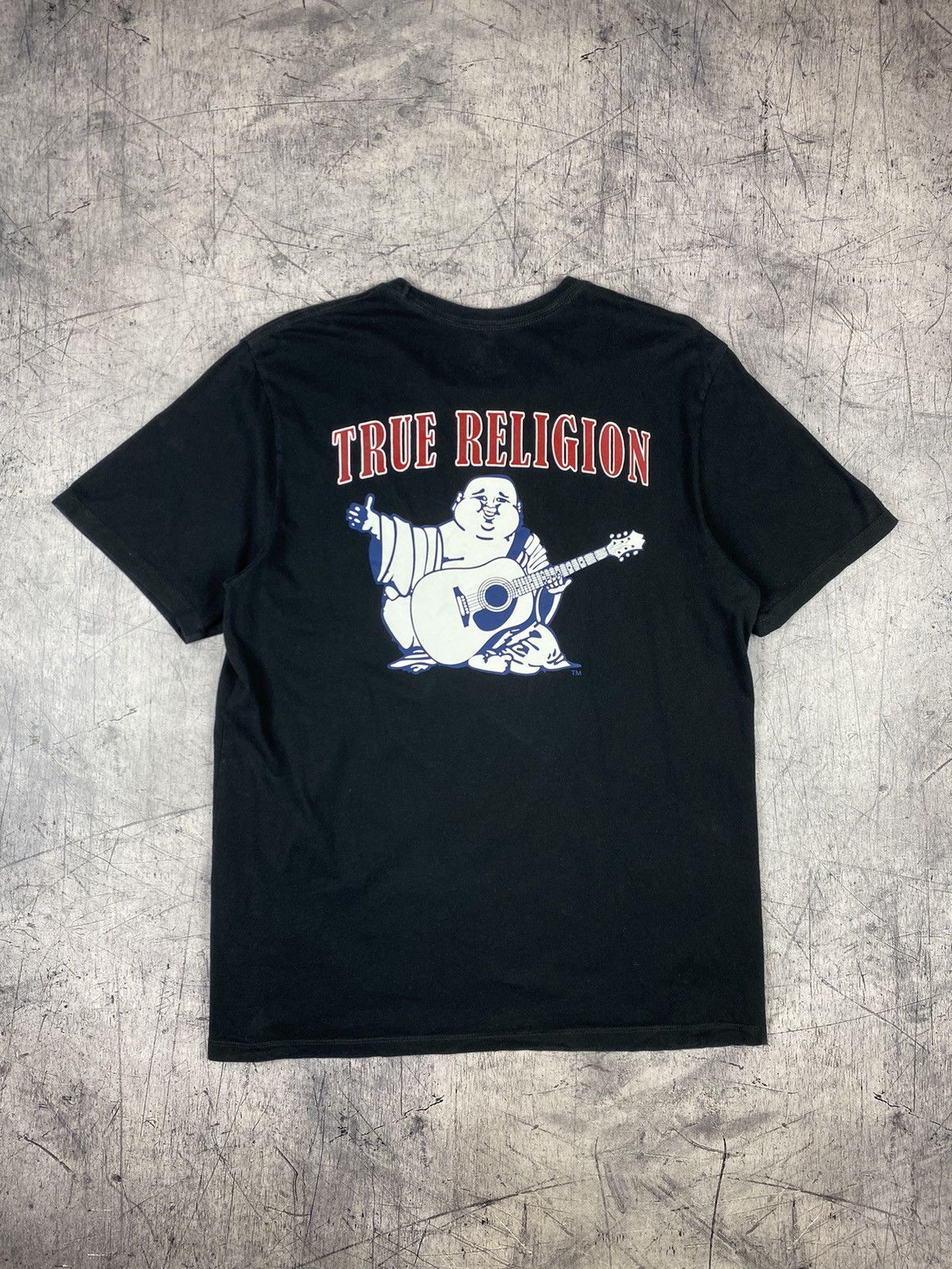 True Religion Vintage True Religion Big Logo Tee T Shirt Size L Size US L / EU 52-54 / 3 - 2 Thumbnail