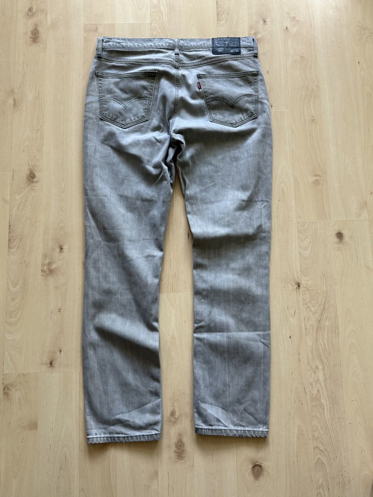 Levi's Levi’s 511 Dirty gray denim jeans vintage western opium y2k Size US 36 / EU 52 - 2 Thumbnail