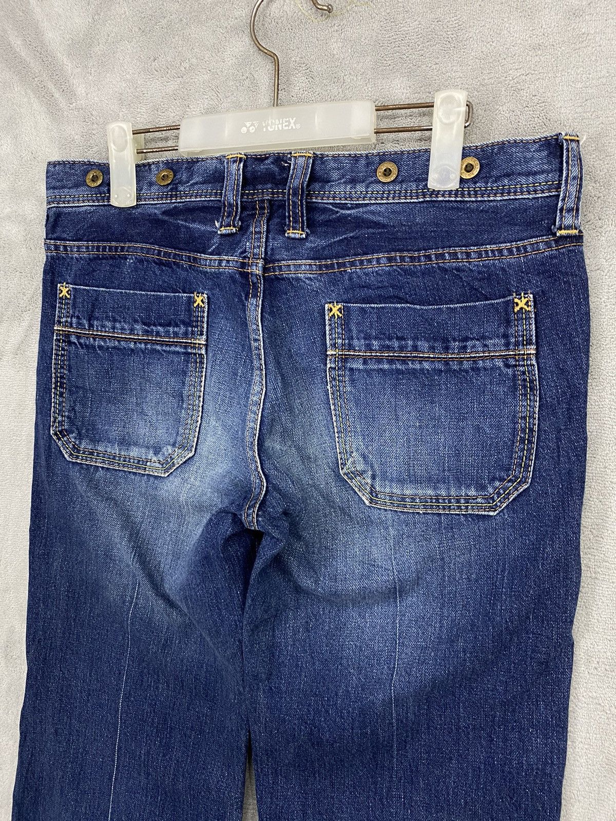 Hysteric Glamour × Japanese Brand × Spellbound JAPANESE BRAND D.M.G FADED BLUE DENIM JEANS Size US 30 / EU 46 - 6 Thumbnail
