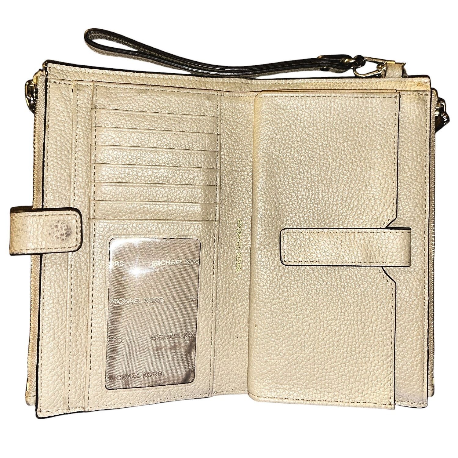 Michael Kors Michael Kors Jet Set Leather Nude Wristlet Wallet Size ONE SIZE - 7 Thumbnail