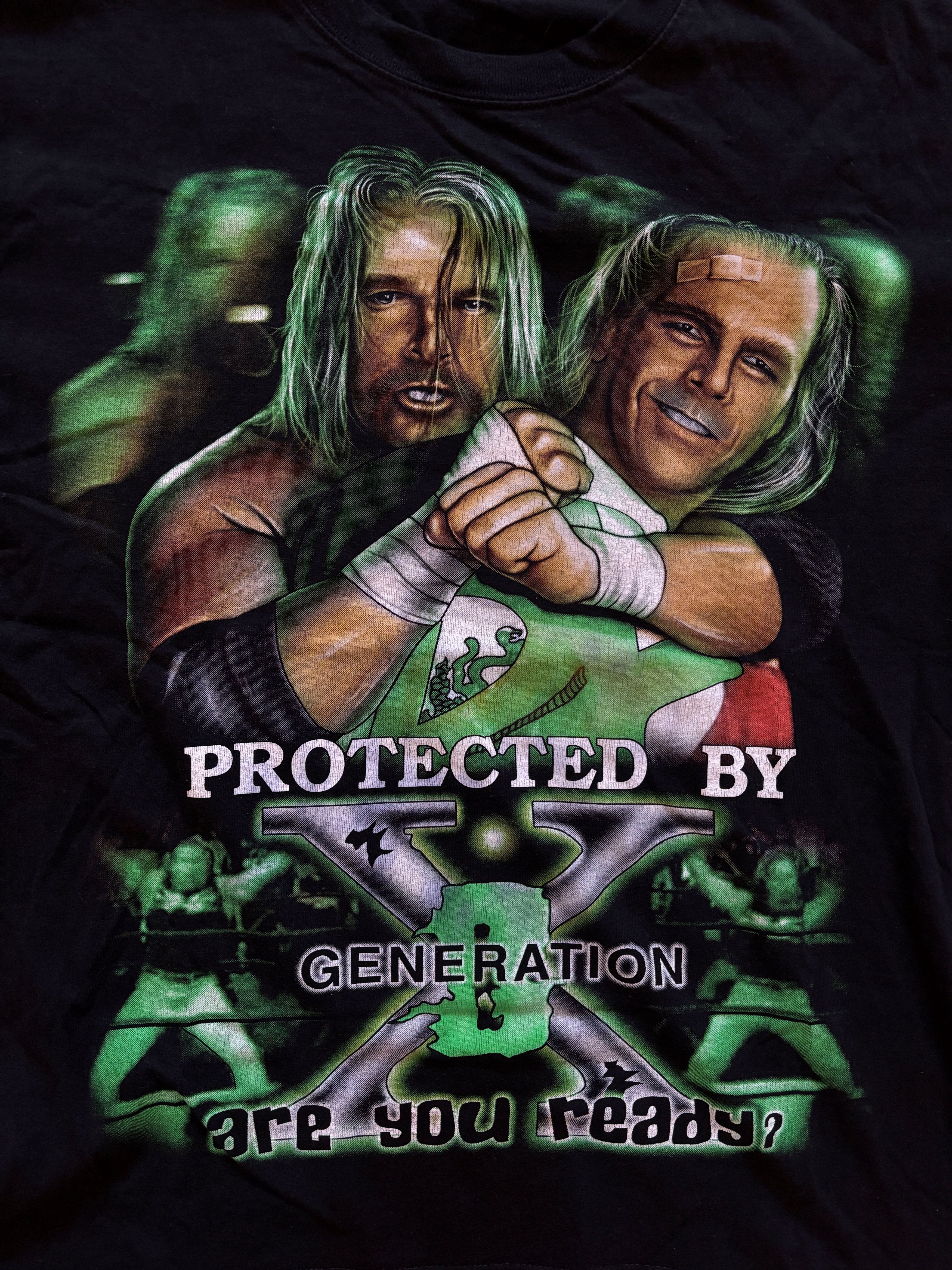 WWE Generation X Double Side Graphic Print WWE Tshirt Size US M / EU 48-50 / 2 - 3 Thumbnail