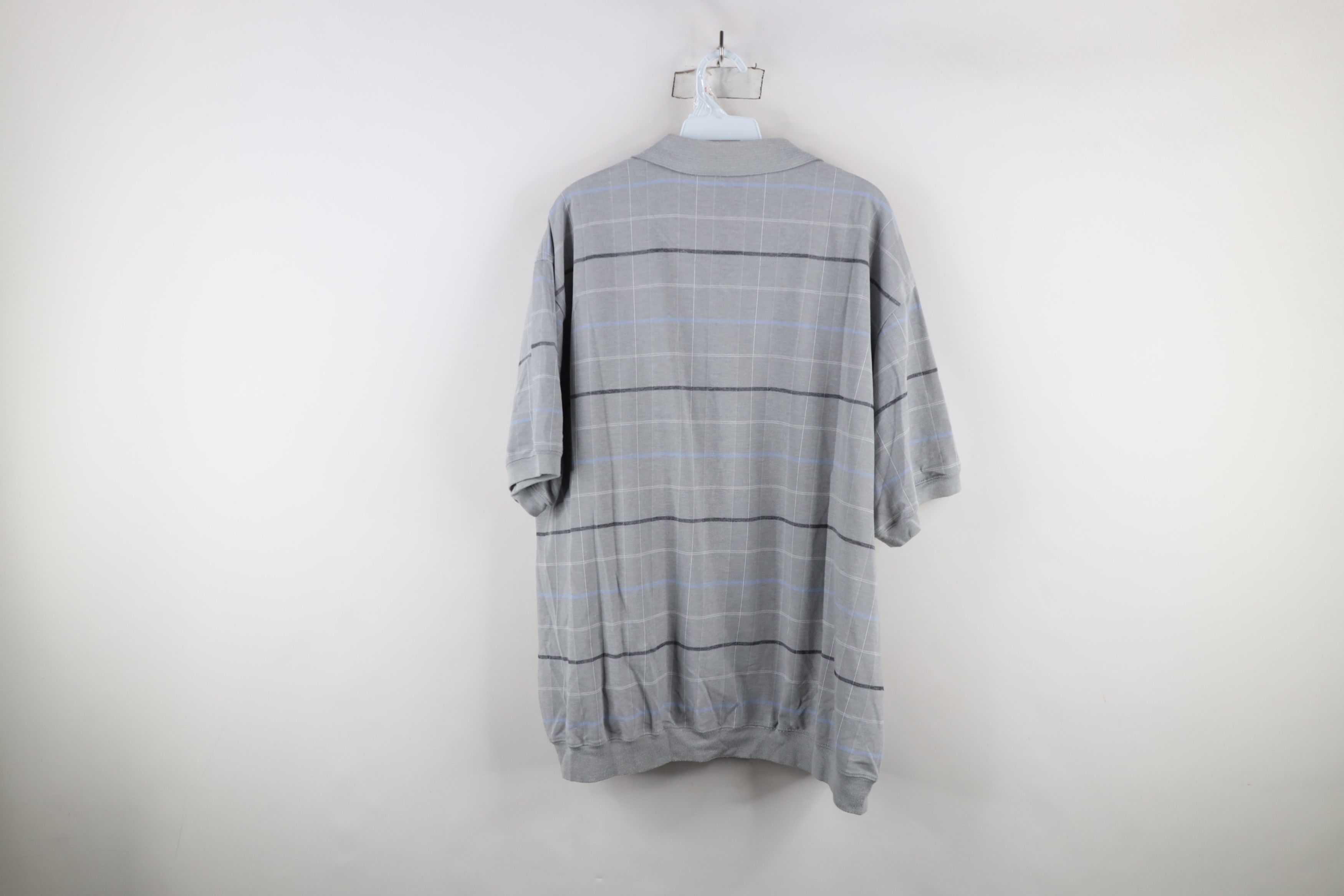 Vintage Vintage 90s Y2K Streetwear Knit Collared Pullover Polo Shirt Size US XXL / EU 58 / 5 - 7 Thumbnail