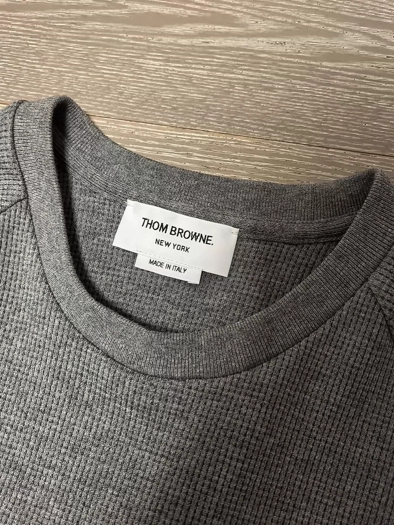 Thom Browne Thom browne Waffed sweatshirt 2503-Nextarrow Size US XL / EU 56 / 4 - 5 Thumbnail