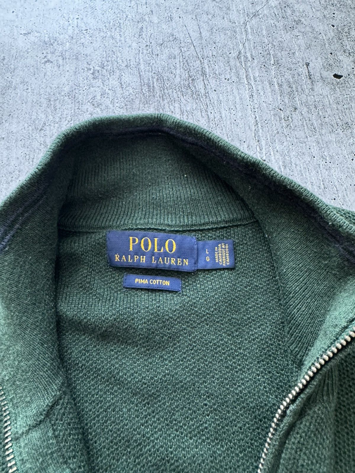 Polo Ralph Lauren Polo Ralph Lauren Sweater 1/3 zip Knitwear luxury Size US L / EU 52-54 / 3 - 7 Thumbnail