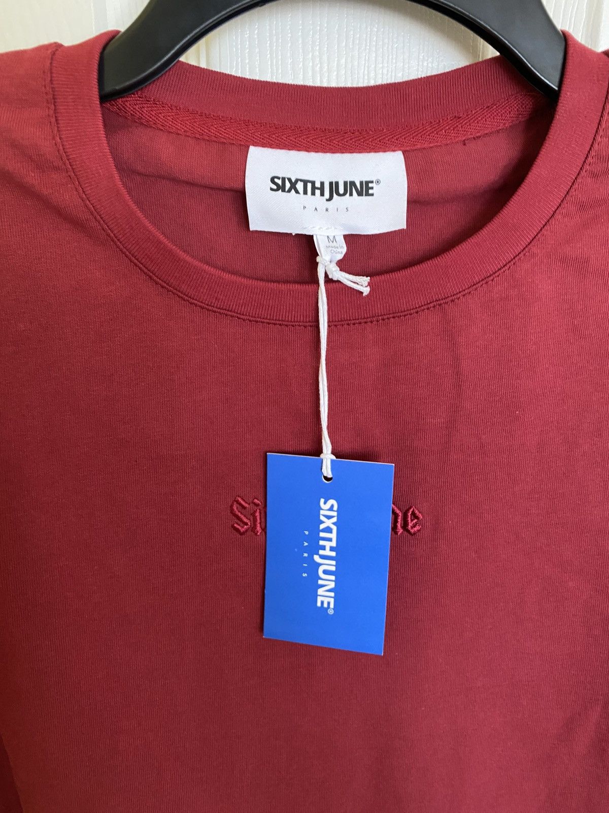 Sixth June Paris Sixth June Red Back Quote T-Shirt Men’s Size M Medium Size US M / EU 48-50 / 2 - 3 Thumbnail
