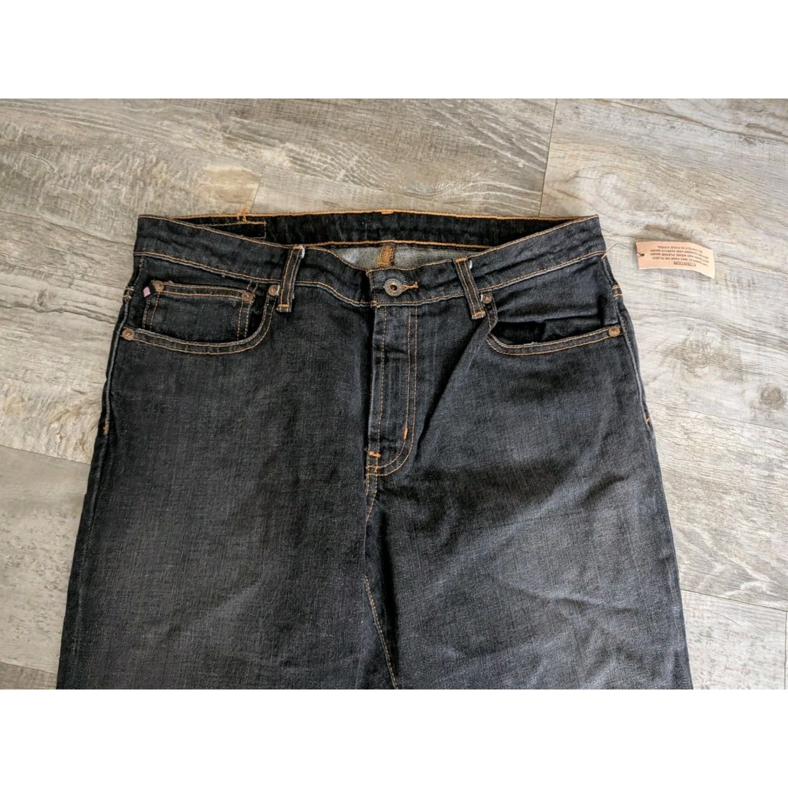 Vintage VINTAGE Polo Jeans Co Ralph Lauren Denim Jeans Womens 12 Regular Bootcut 30" Dark Blue Logo 5-Pocket Boys? Size 34" / US 12 / IT 48 - 4 Thumbnail