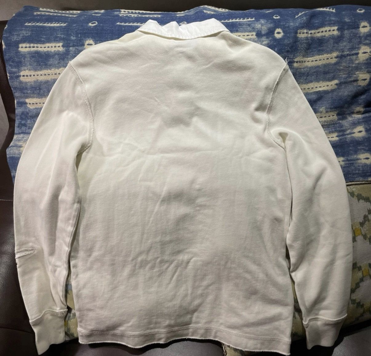 Polo Ralph Lauren Ralph Lauren Patchwork Distressed Sweatshirt K22 Size US M / EU 48-50 / 2 - 2 Thumbnail