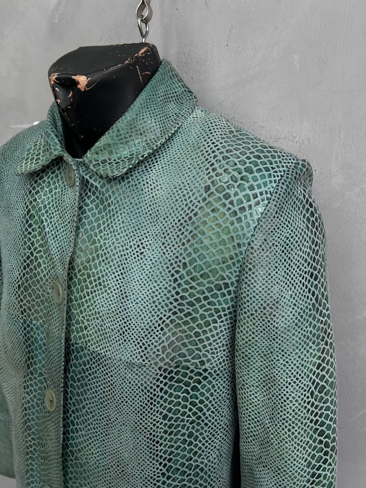 14th Addiction Avant garde Leather Jacket Skin Rare 90’s if six was nine Size US M / EU 48-50 / 2 - 3 Thumbnail