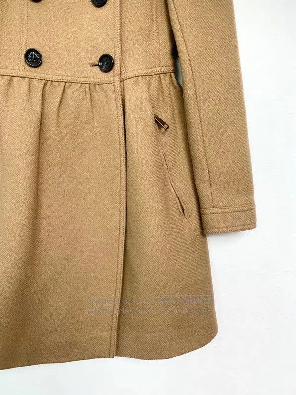 Burberry Burberry Brown Cotton Women's Coat. Size XS / US 0-2 / IT 36-38 - 4 Thumbnail