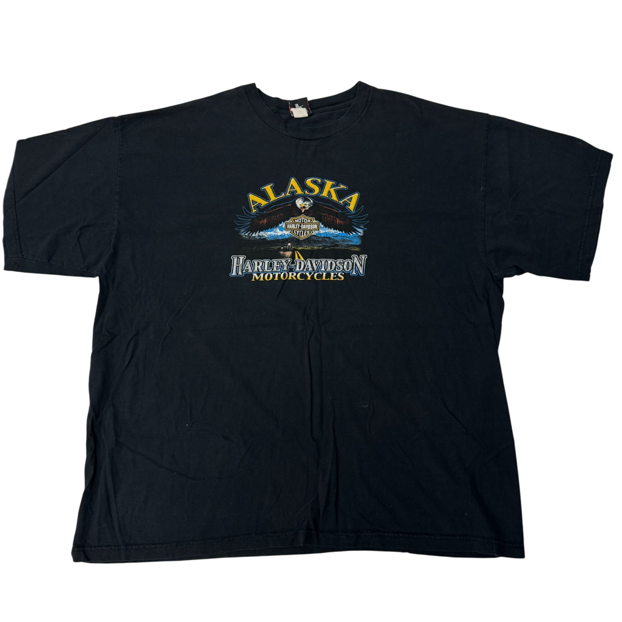 Harley Davidson DENALI Motorcycle Wasilla ALASKA ROCKY MOUNTAINS T Shirt 4XL Size US XXL / EU 58 / 5 - 3 Thumbnail