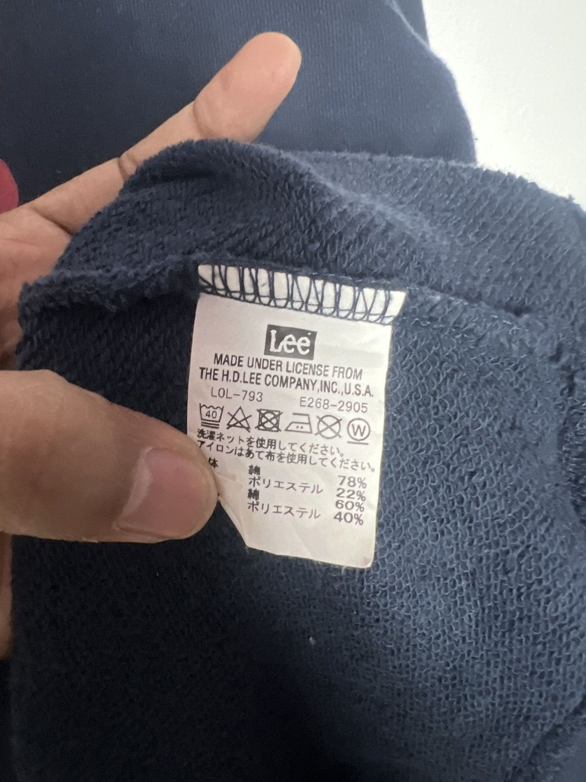 Lee Vintage Lee Sanforized Shrunk Union Made Hoodie Size US L / EU 52-54 / 3 - 9 Thumbnail