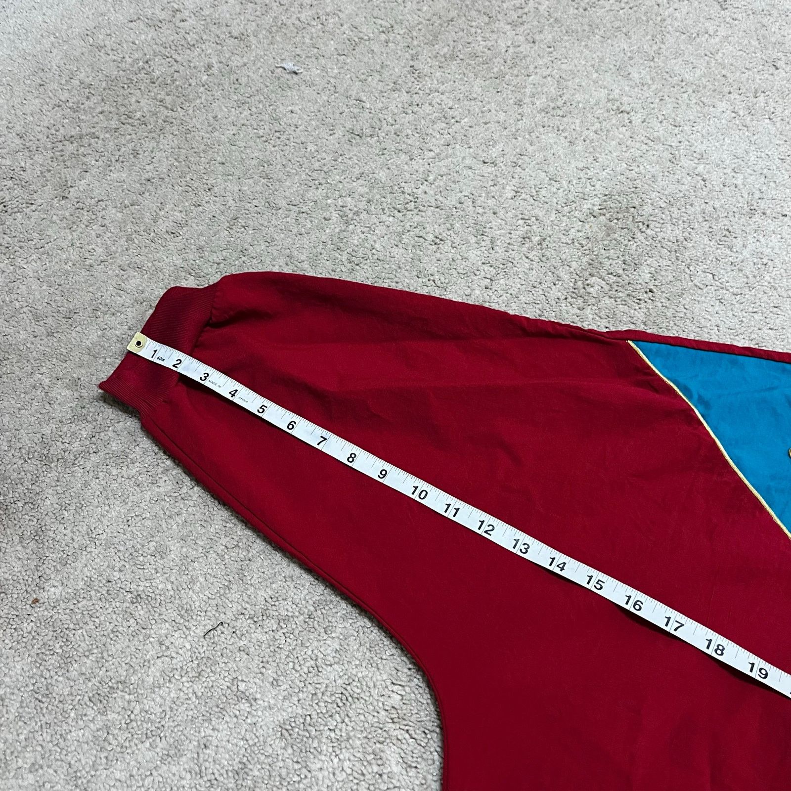 Other Vintage Bonworth Red/Turquoise/White Nylon 3/4 Sleeve Polo Size US XL / EU 56 / 4 - 7 Thumbnail