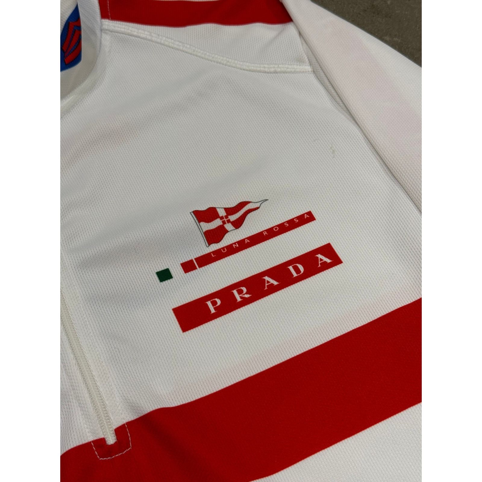 Prada 2006 Prada Luna Rossa sailing team technical longsleeve Size US L / EU 52-54 / 3 - 6 Thumbnail
