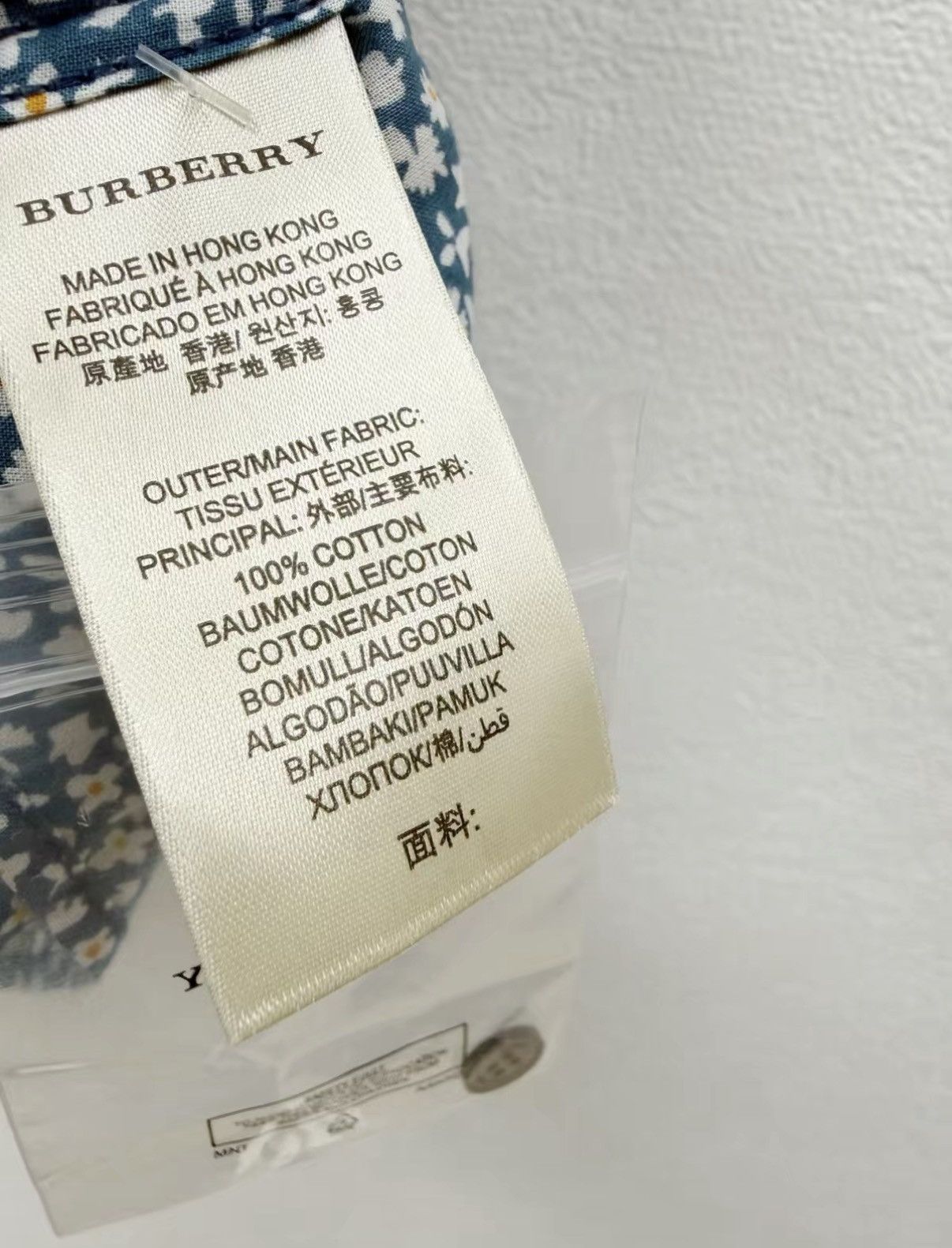 Burberry BURBERRY 100% Cotton Short Sleeve Shirt J30 Size US L / EU 52-54 / 3 - 6 Thumbnail