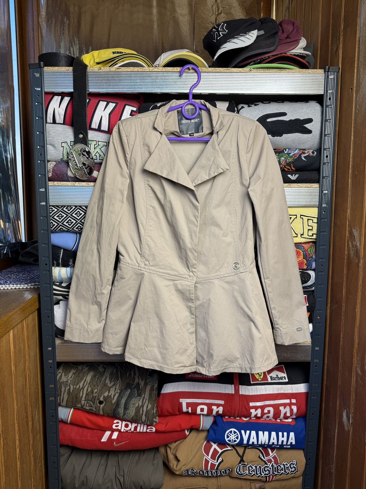 Japanese Brand Rare Denny Rose Beige Outerwear Size XS / US 0-2 / IT 36-38 - 1 Thumbnail