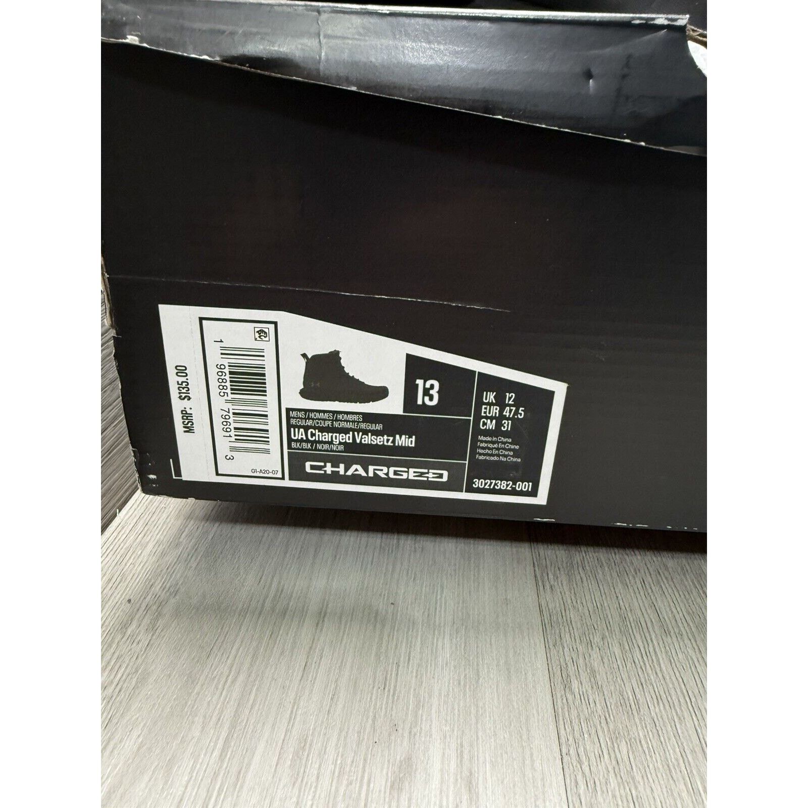 Under Armour Under Armour 3027381-001 Valsetz Tactical - Black - 9.5M Size US 9.5 / EU 42-43 - 8 Thumbnail