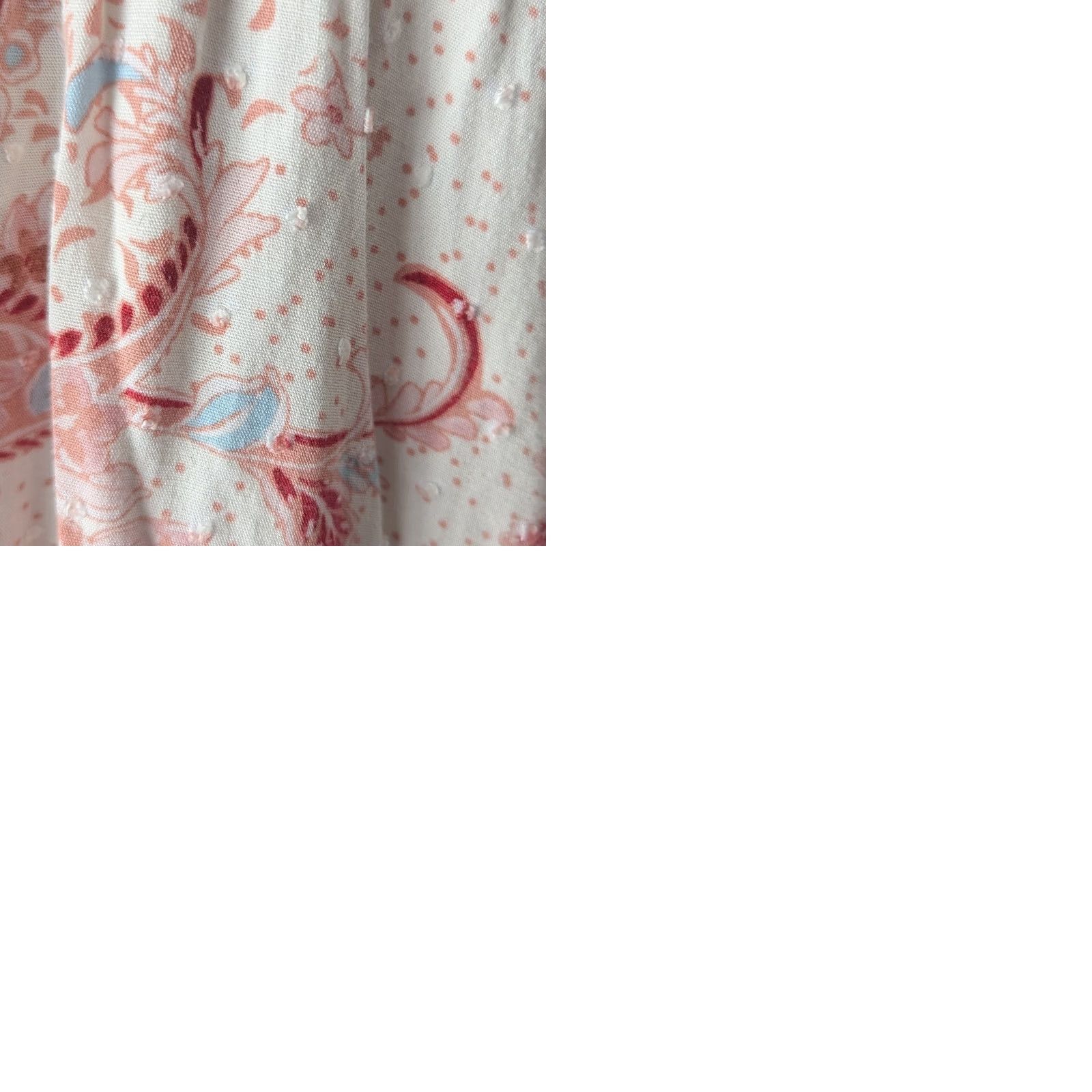 Torrid Torrid Pink Paisley Clip Dot High Low Midi Dress Size 14W Elastic Waist Faux Wrap Women Size XL / US 12-14 / IT 48-50 - 9 Thumbnail