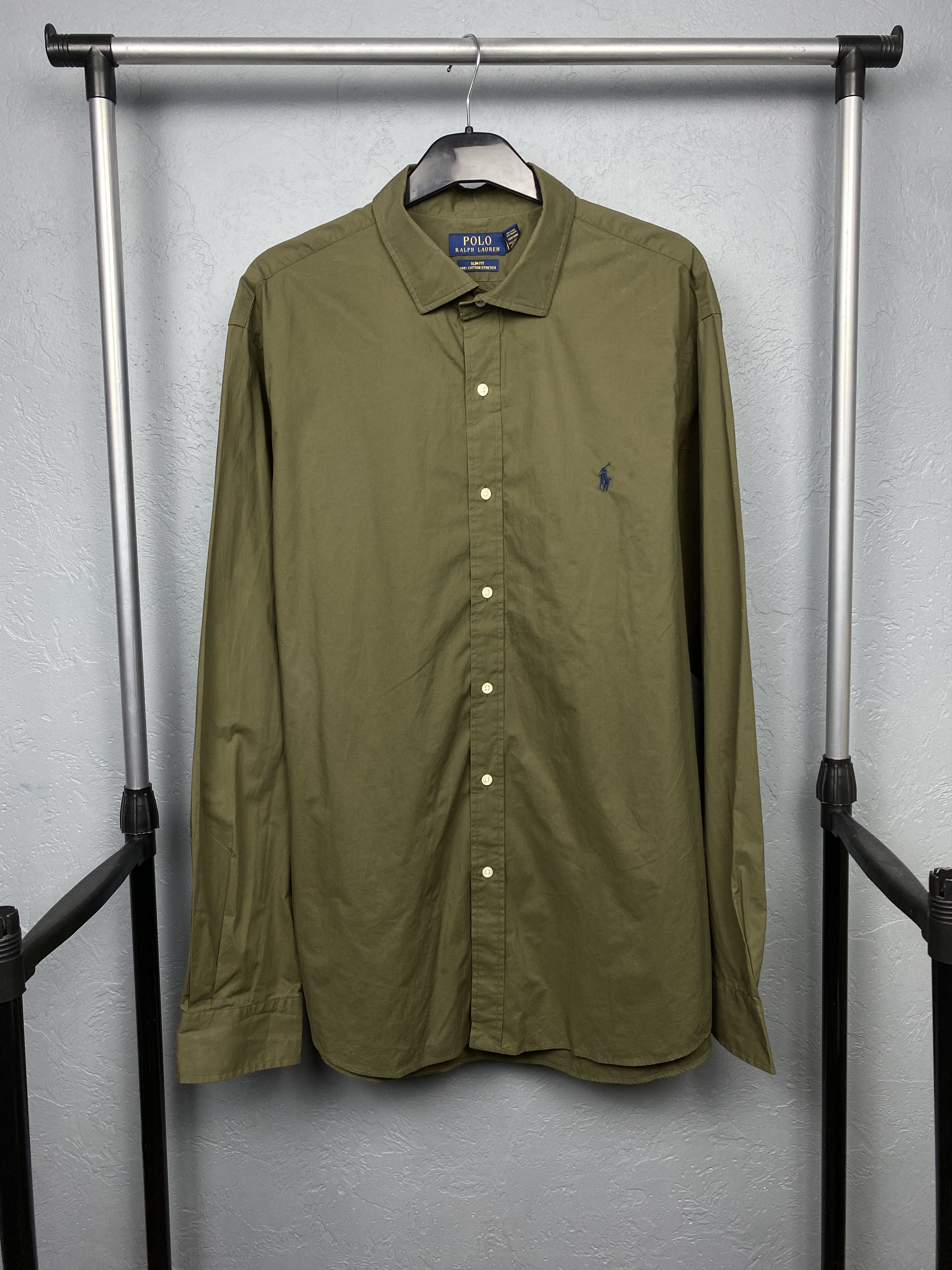 Polo Ralph Lauren × Ralph Lauren Polo Ralph Lauren Mens Long Sleeve Shirt Size US XXL / EU 58 / 5 - 1 Thumbnail