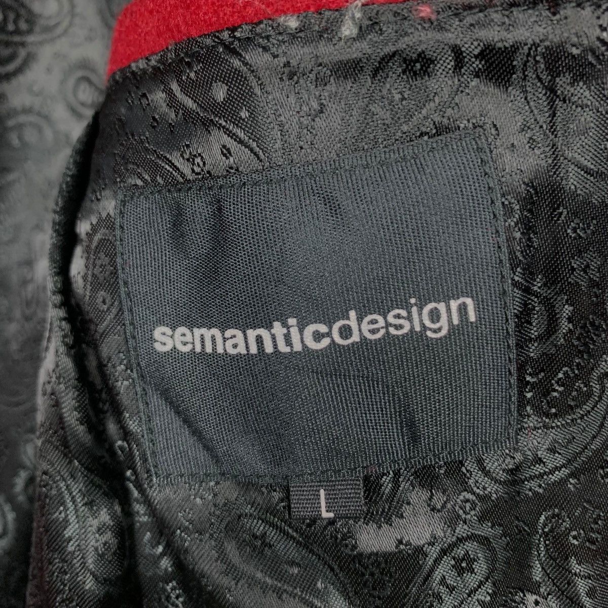 semanticdesign SEMANTIC DESIGN Asymmetrical Double Collar Jacket #2173-C96 Size US L / EU 52-54 / 3 - 15 Thumbnail