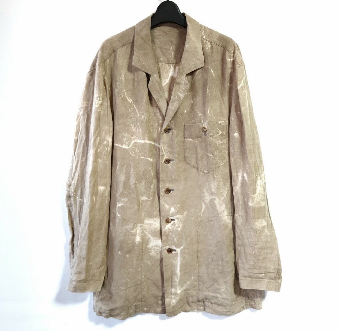 Issey Miyake ISSEY MIYAKE MEN 1999ss linen Jacket Size 44L - 1 Thumbnail