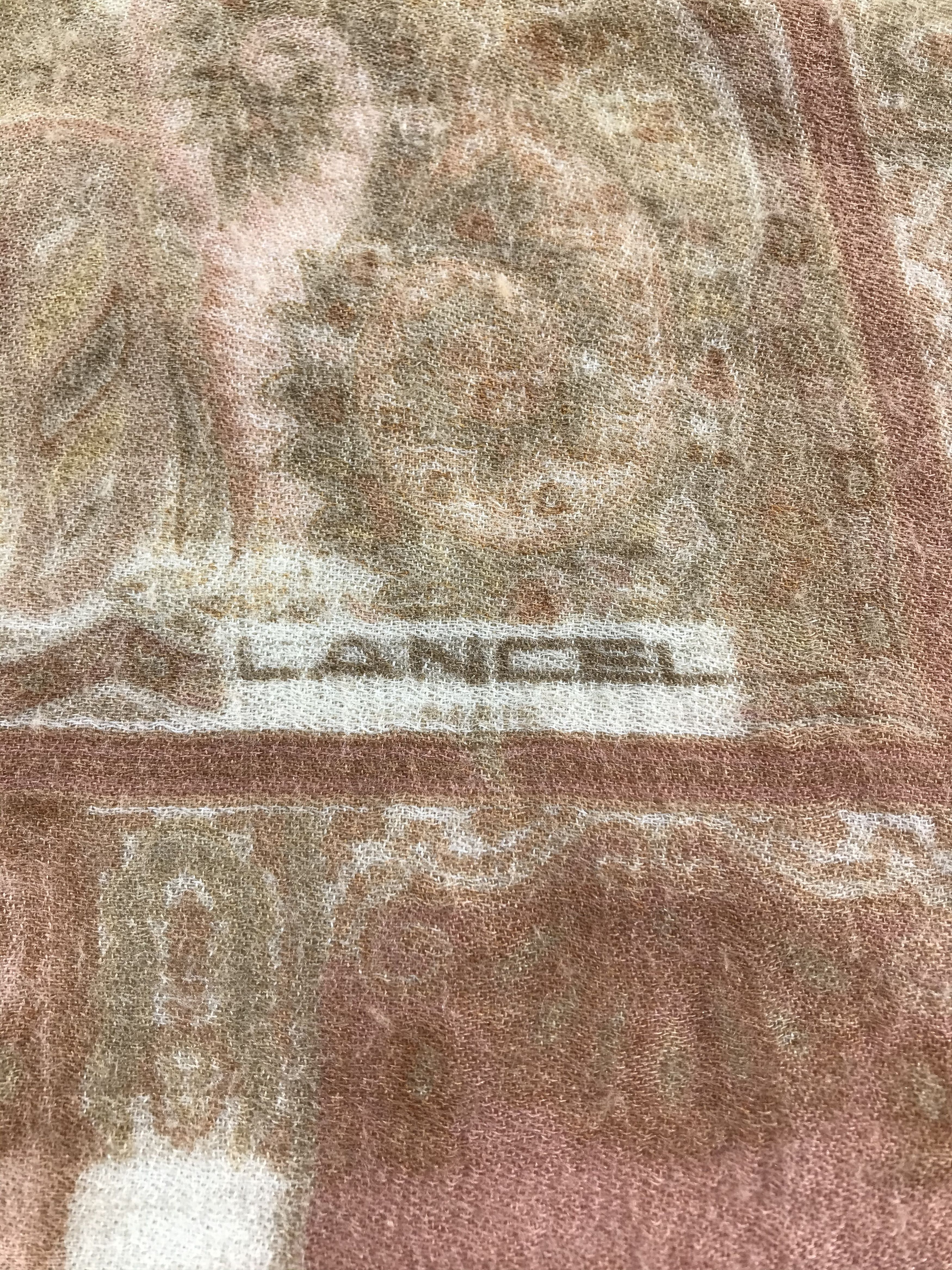 Lancel Lancel Wool Scarf Muffler Shawl Mantilla Veil Babushka V285 Size ONE SIZE - 6 Thumbnail