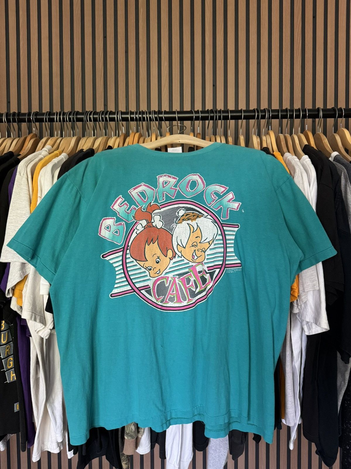 Other 90s Pebbles & Bam Flintstones Bedrock Cafe tee Size XL Size US XL / EU 56 / 4 - 1 Thumbnail
