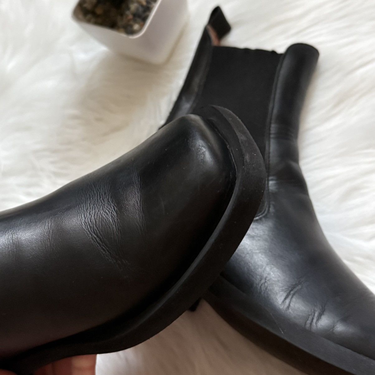 Ganni Ganni Square Toe Chelsea Boots Size US 9 / IT 39 - 11 Thumbnail