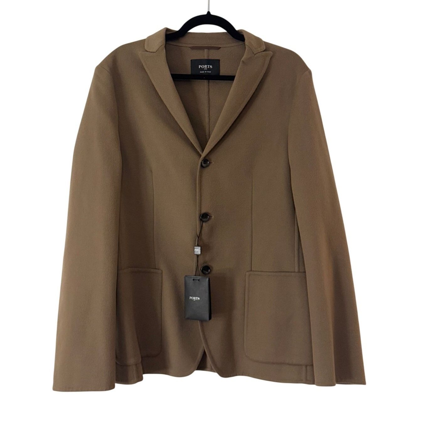 Ports 1961 Ports 1961 NWT Wool Tan Jacket/Blazer Size 50R - 1 Thumbnail