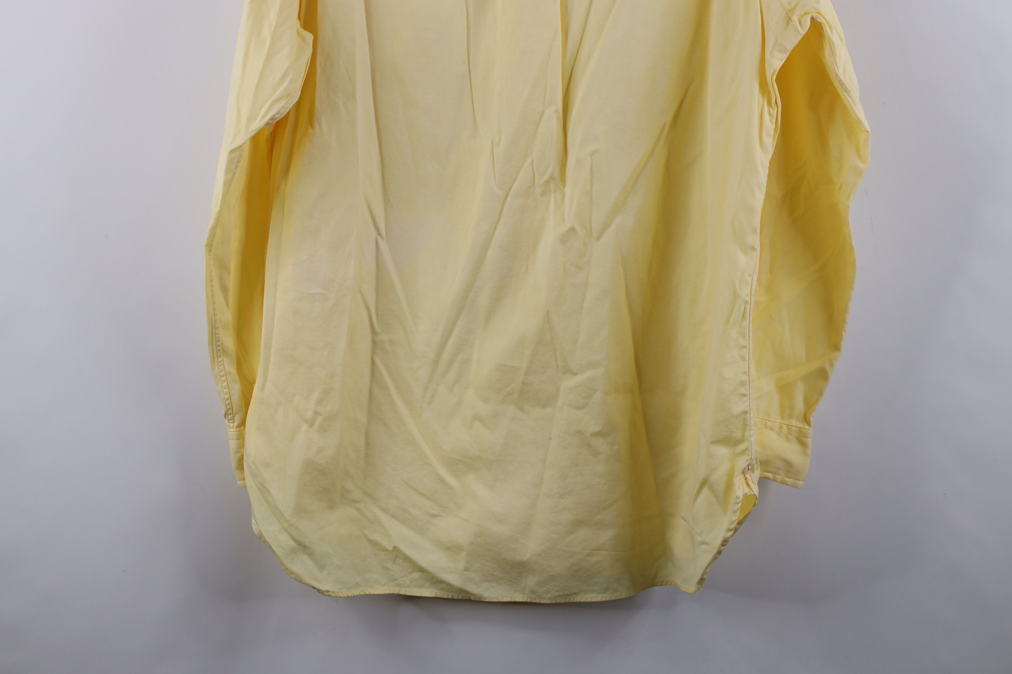 Ralph Lauren × Vintage Vintage Ralph Lauren Faded Collared Button Down Shirt Yellow Size US M / EU 48-50 / 2 - 11 Thumbnail