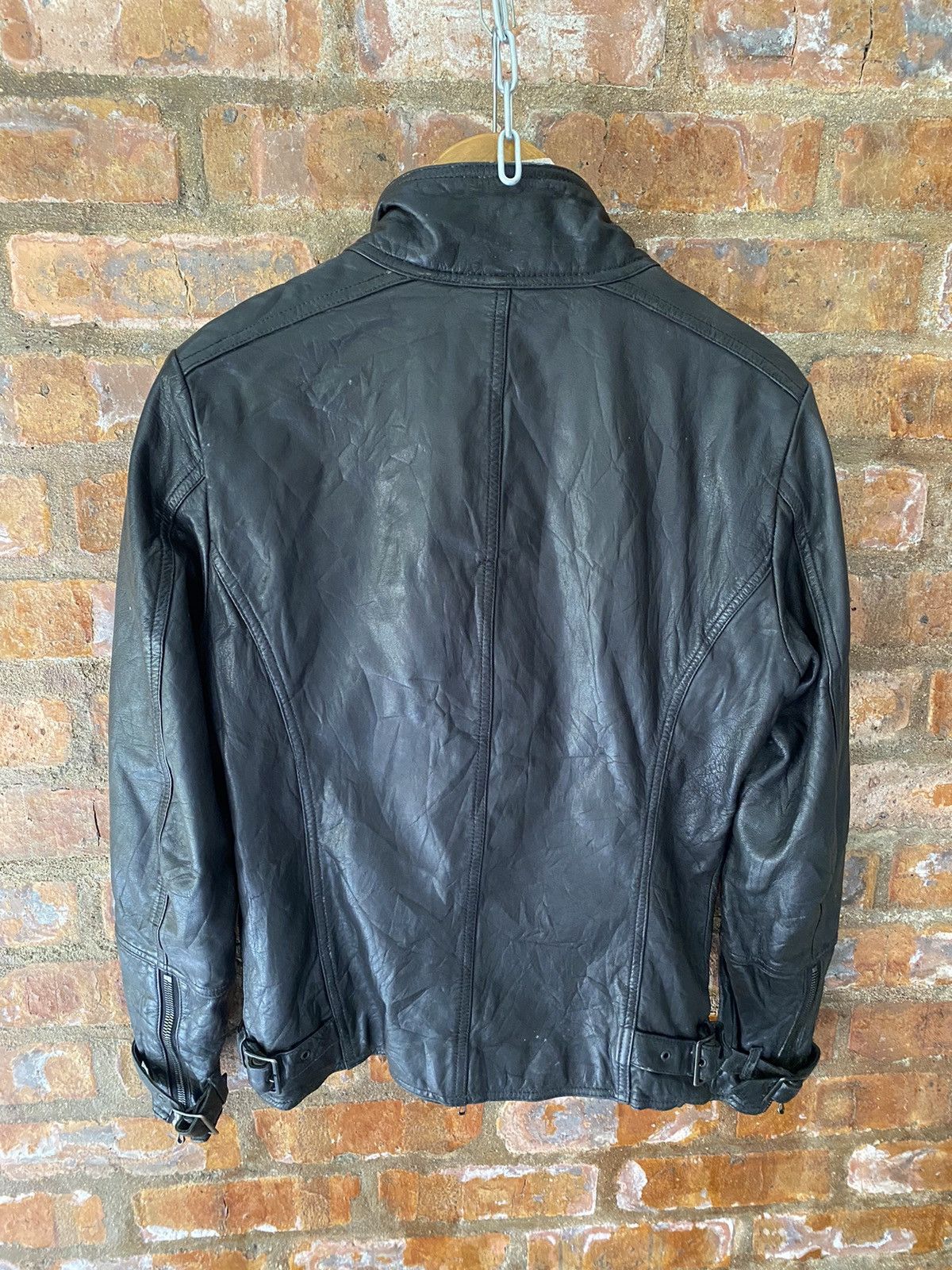 Shellac 🔥2000s Rider Multi zipper Leather Jacket Size US M / EU 48-50 / 2 - 11 Thumbnail