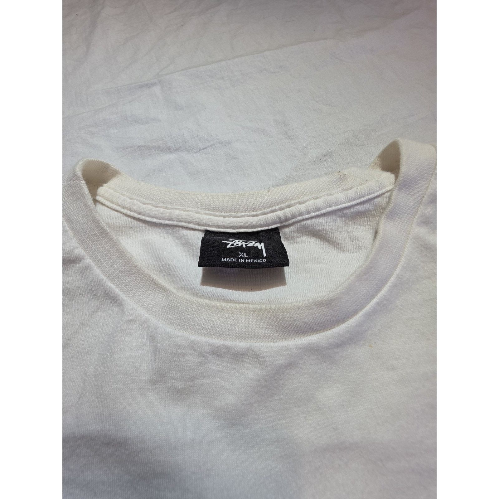 Stussy Stüssy Old Script Tee Men's Short Sleeve White Size Xl Size US XL / EU 56 / 4 - 3 Thumbnail
