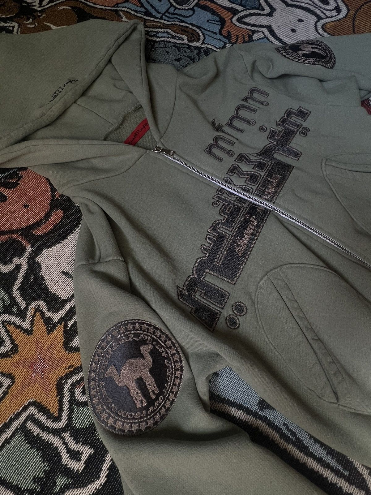 murd333r.fm Murd333r.Fm ‘ 🌐 Sage 🌐‘ Swamp Angels Hoodie Size US S / EU 44-46 / 1 - 8 Thumbnail