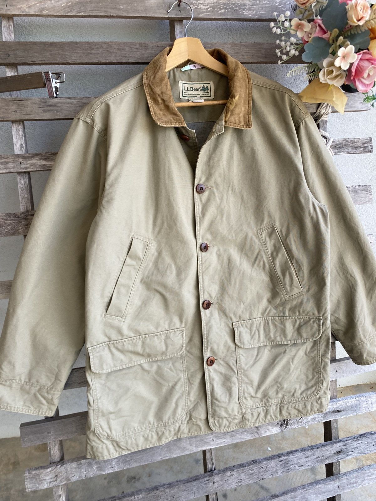 L.L. Bean Vintage 90s L.L Bean Shirt Jacket - oversizes 25” x 33” Size US L / EU 52-54 / 3 - 1 Thumbnail