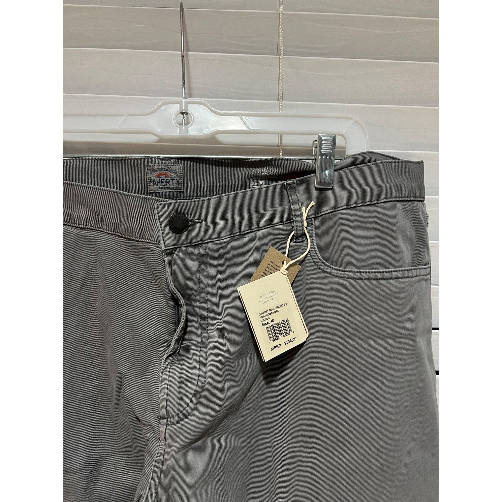 Faherty Faherty Comfort Twill Pants NWT - MSRP $128 Size - 40x34 Size US 40 / EU 56 - 4 Thumbnail
