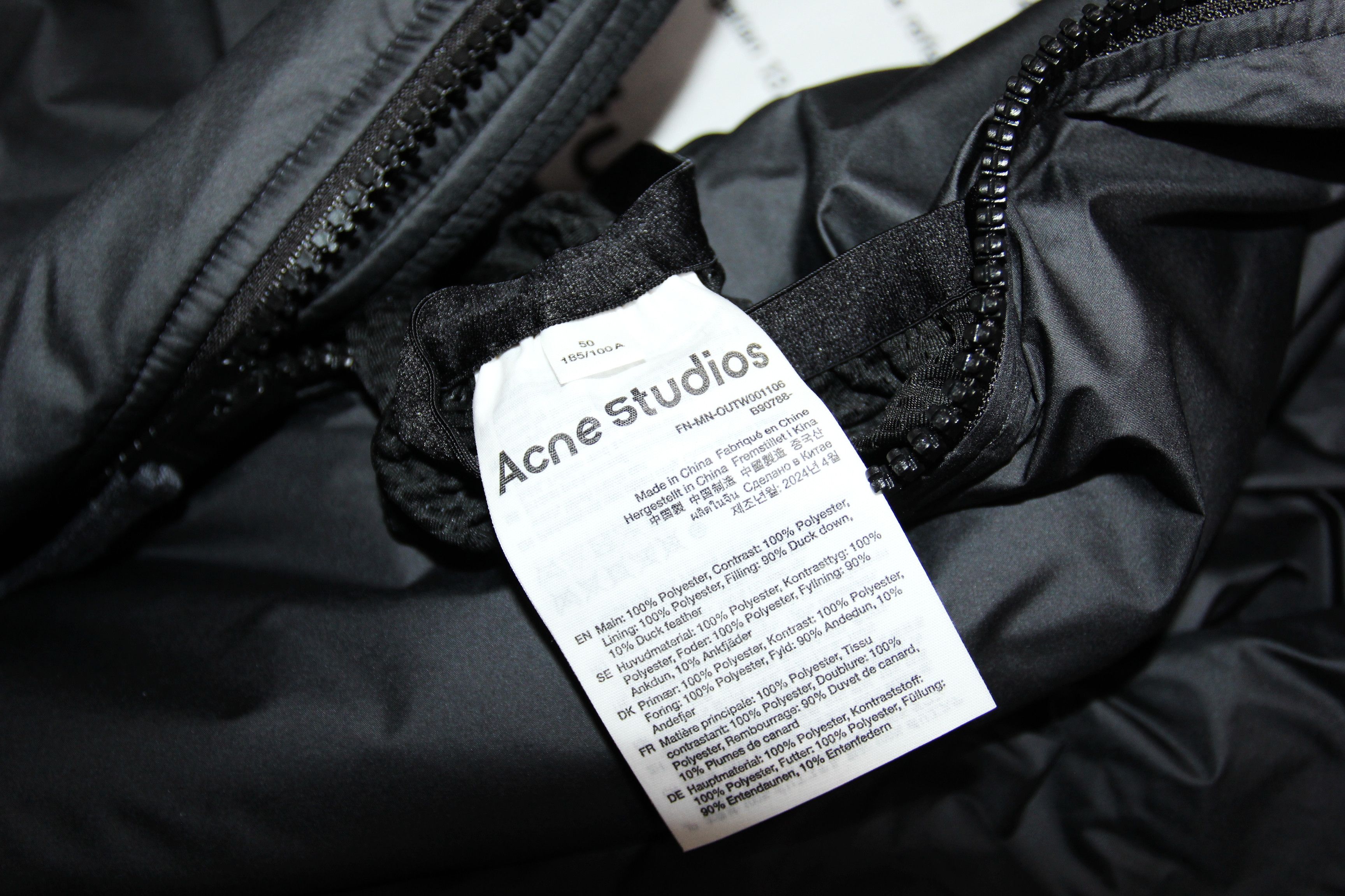 BNWT AW24 ACNE STUDIOS DOWN JACKET M