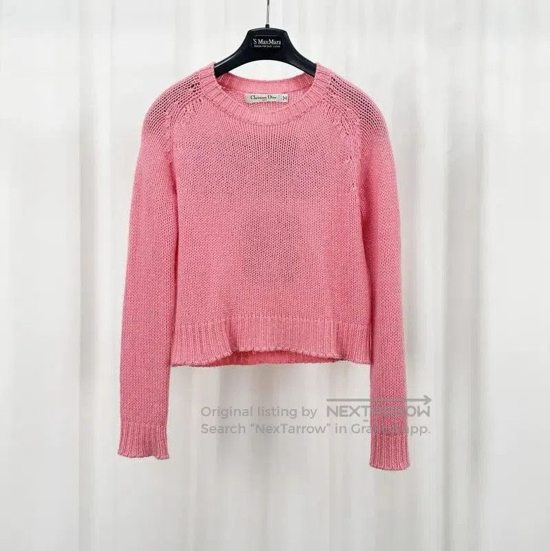 Dior Dior Pink Lettered Knit Sweater for Women . Size XS / US 0-2 / IT 36-38 - 2 Thumbnail