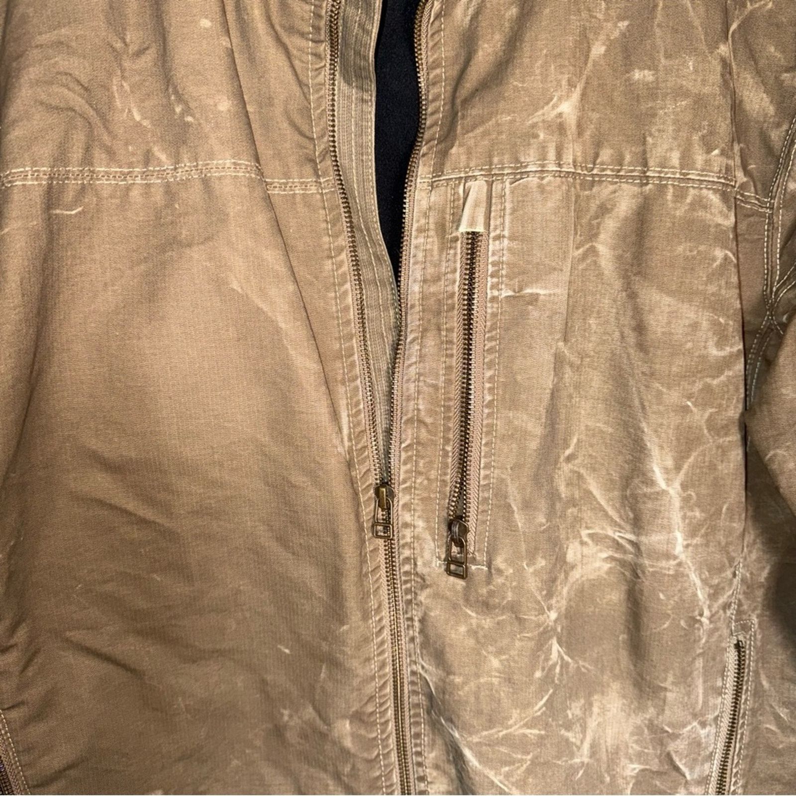 Kuhl KÜHL Mens Burr Field thrashed jacket bleach distressing XL Size US XL / EU 56 / 4 - 6 Thumbnail