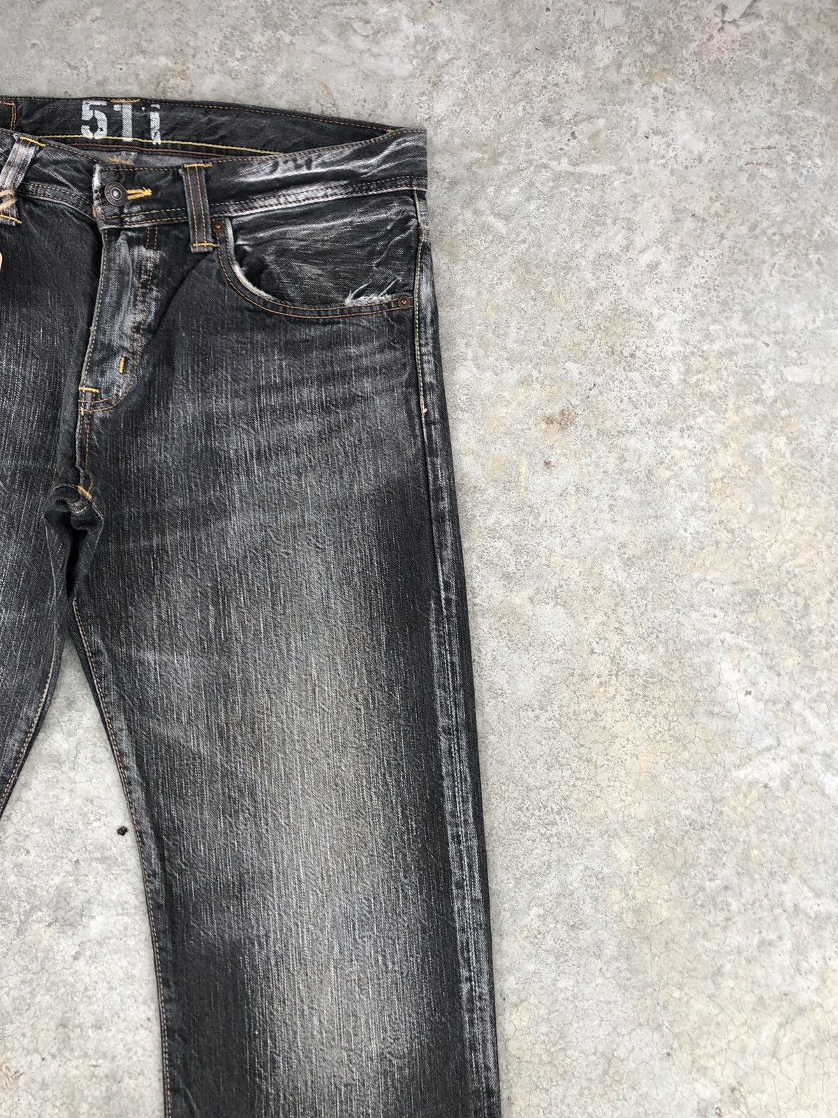 Edwin Japanese Edwin Flared Jeans Distressed Jeans 511 Size US 33 - 5 Thumbnail