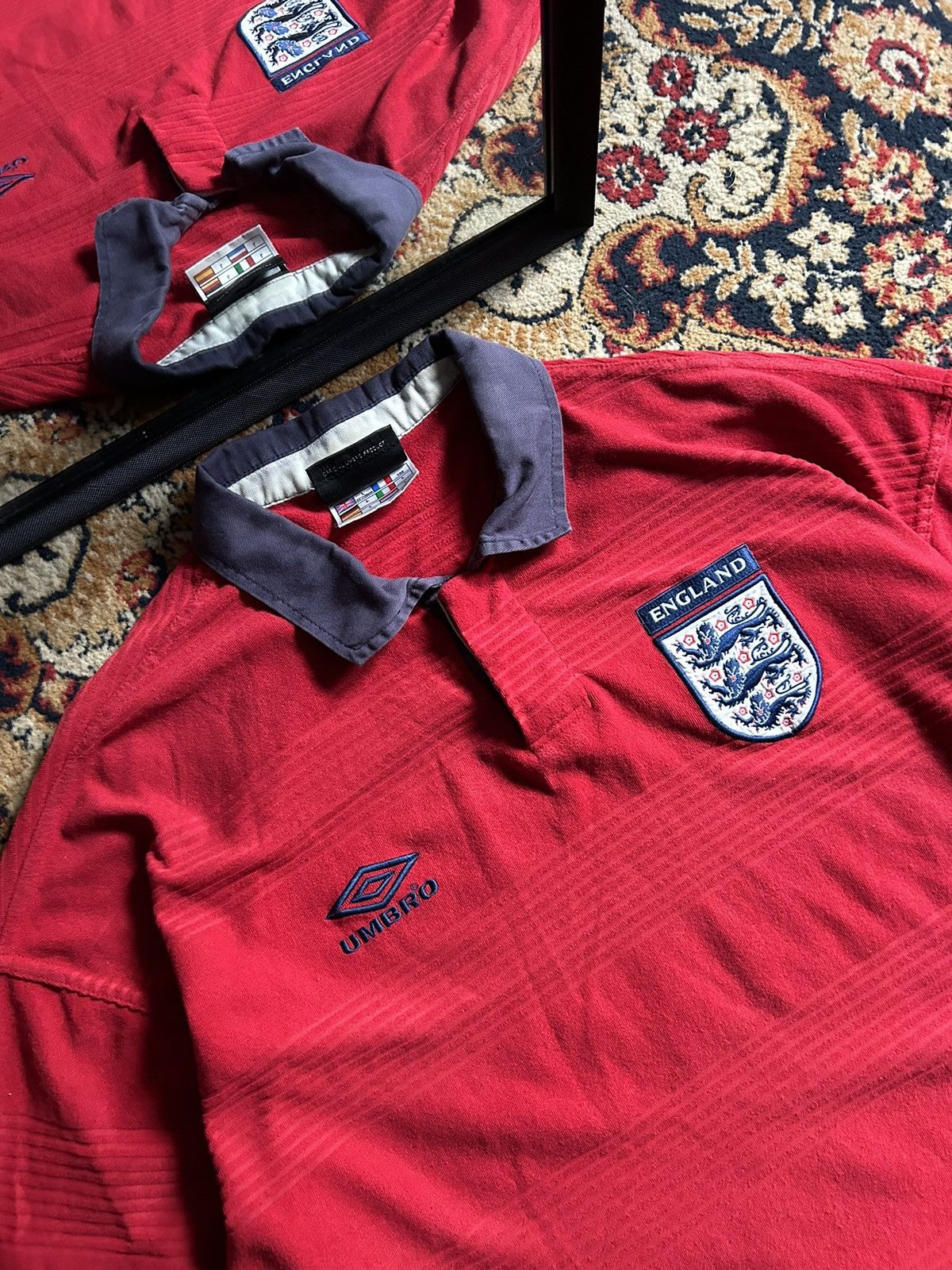 Umbro × Vintage England Away Shirt 1999-01 Size US L / EU 52-54 / 3 - 2 Thumbnail