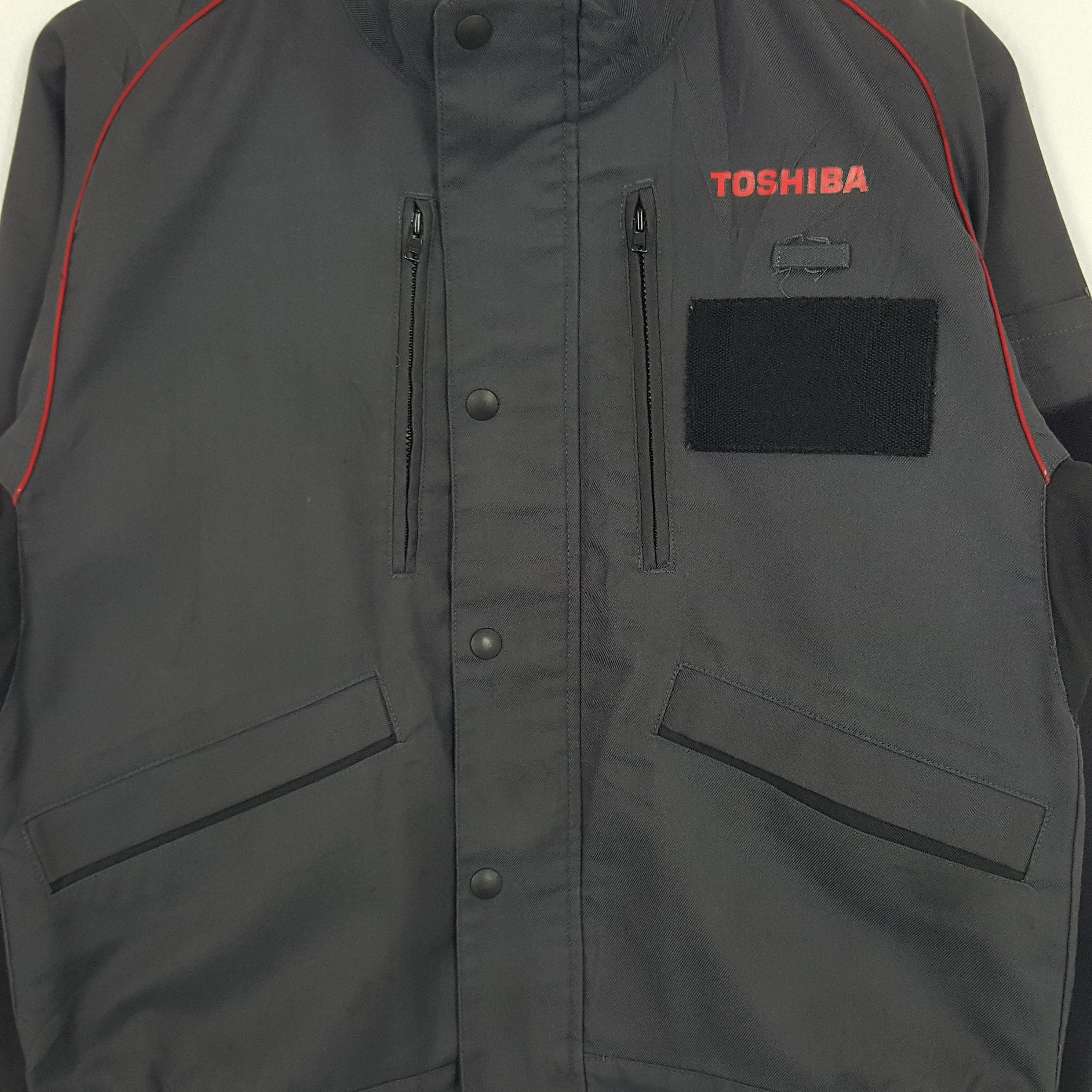 Vintage Vintage Toshiba Japanese Electronic Staff Jacket Size US M / EU 48-50 / 2 - 2 Thumbnail