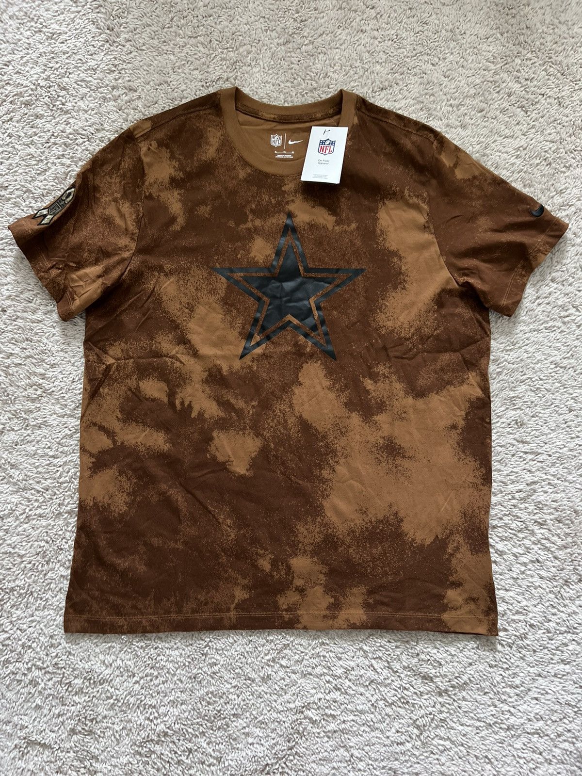 Nike Nike Dallas Cowboys Camo Salute To Service Sideline Shirt Size US XL / EU 56 / 4 - 2 Thumbnail