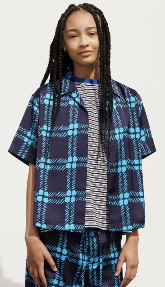 Marni × Uniqlo Marni x Uniqlo Women's Oversized Short Sleeve Shirt Button Size XL / US 12-14 / IT 48-50 - 1 Thumbnail