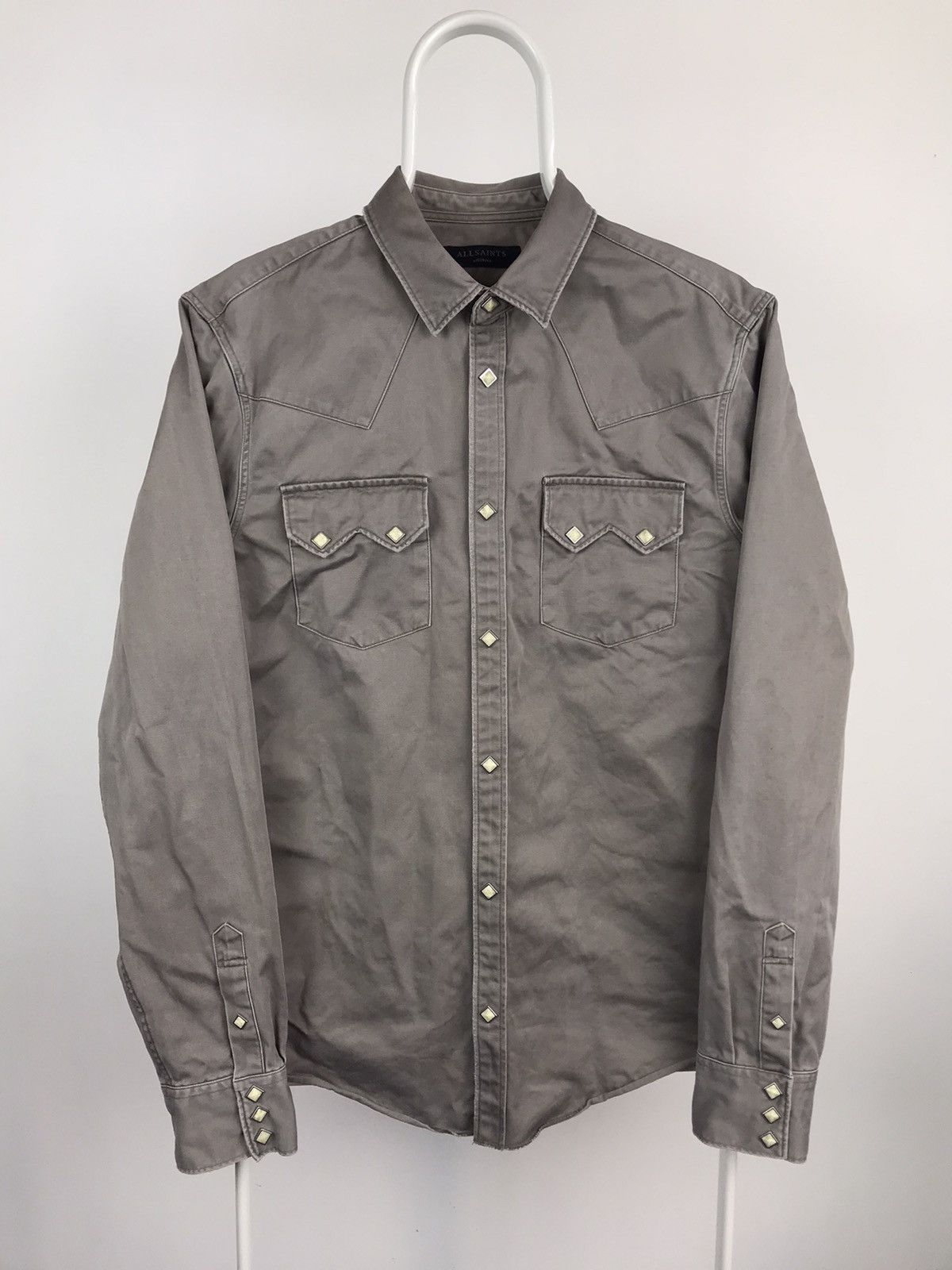 Allsaints All Saints Stovepipe LS Shirt Western Style Size US M / EU 48-50 / 2 - 1 Thumbnail