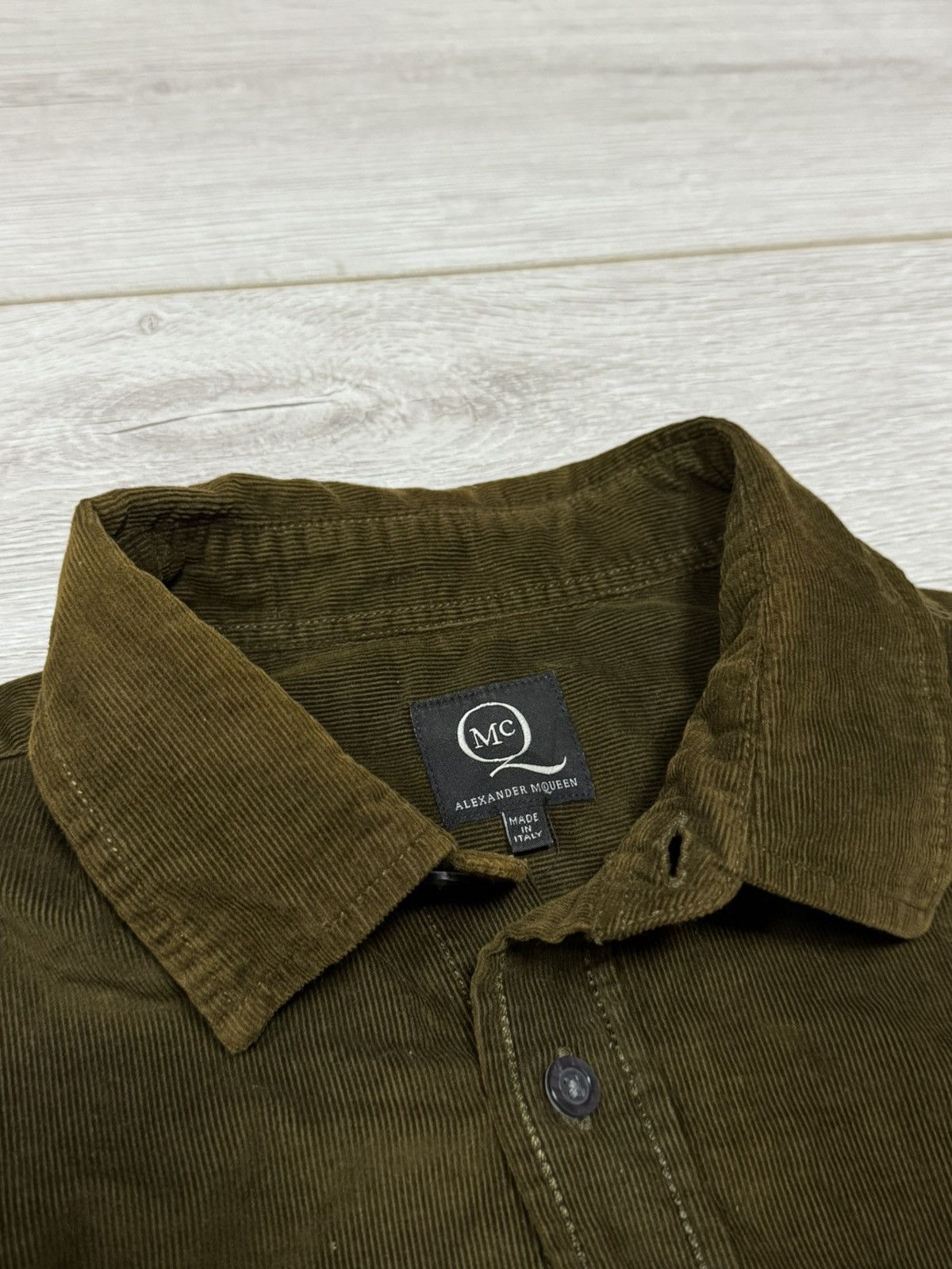 Alexander McQueen McQ vintage corduroy pocket shirt buttons Size US M / EU 48-50 / 2 - 5 Thumbnail