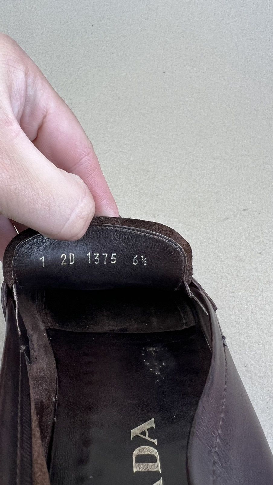 Prada PRADA Loafers Leather Penny Shoes Dark Brown Men's Size US 7.5 / EU 40-41 - 13 Thumbnail