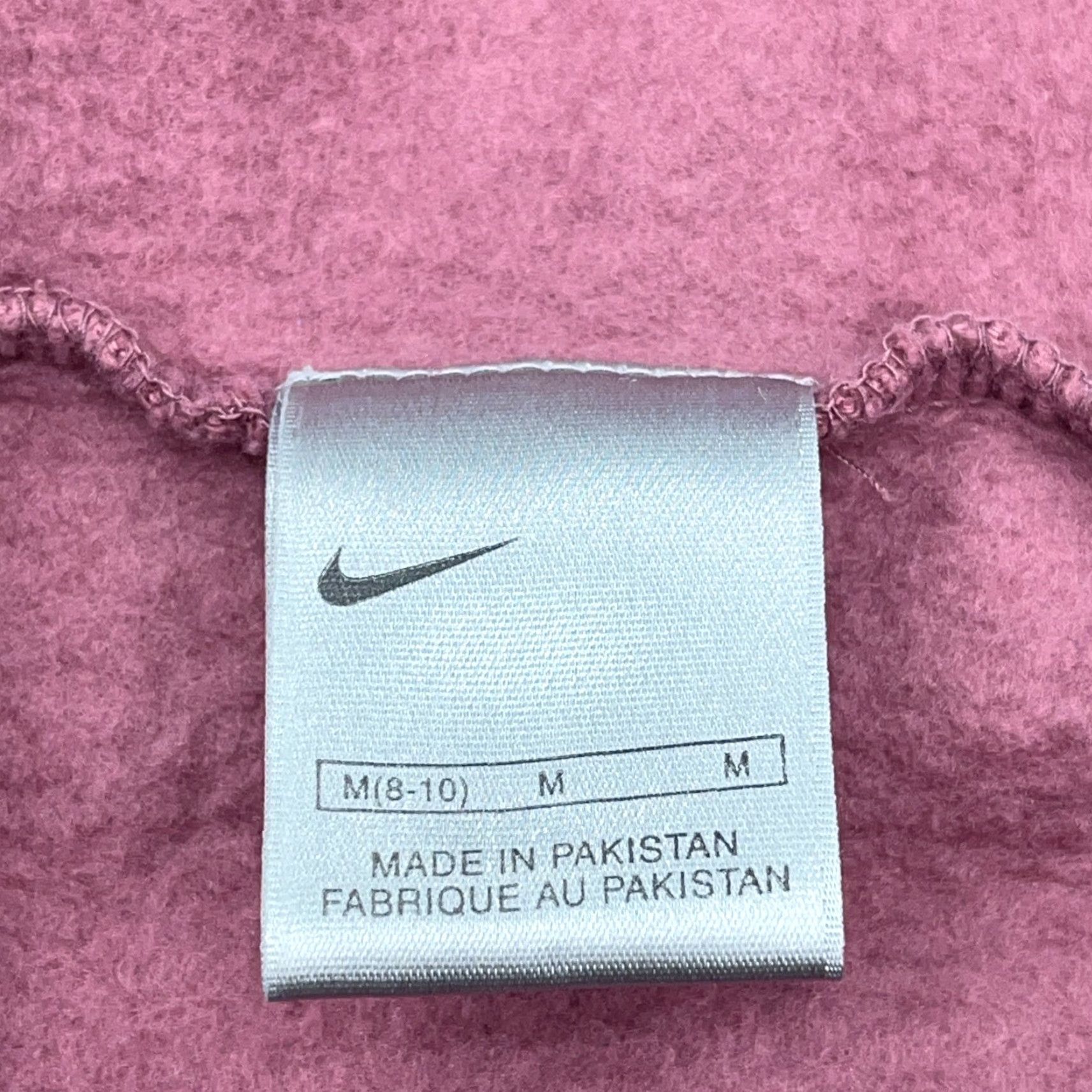 Nike Vintage Nike Hoodie Women M Pink Full Zip Sweatshirt Jacket Y2K Track Suit Size M / US 6-8 / IT 42-44 - 6 Thumbnail