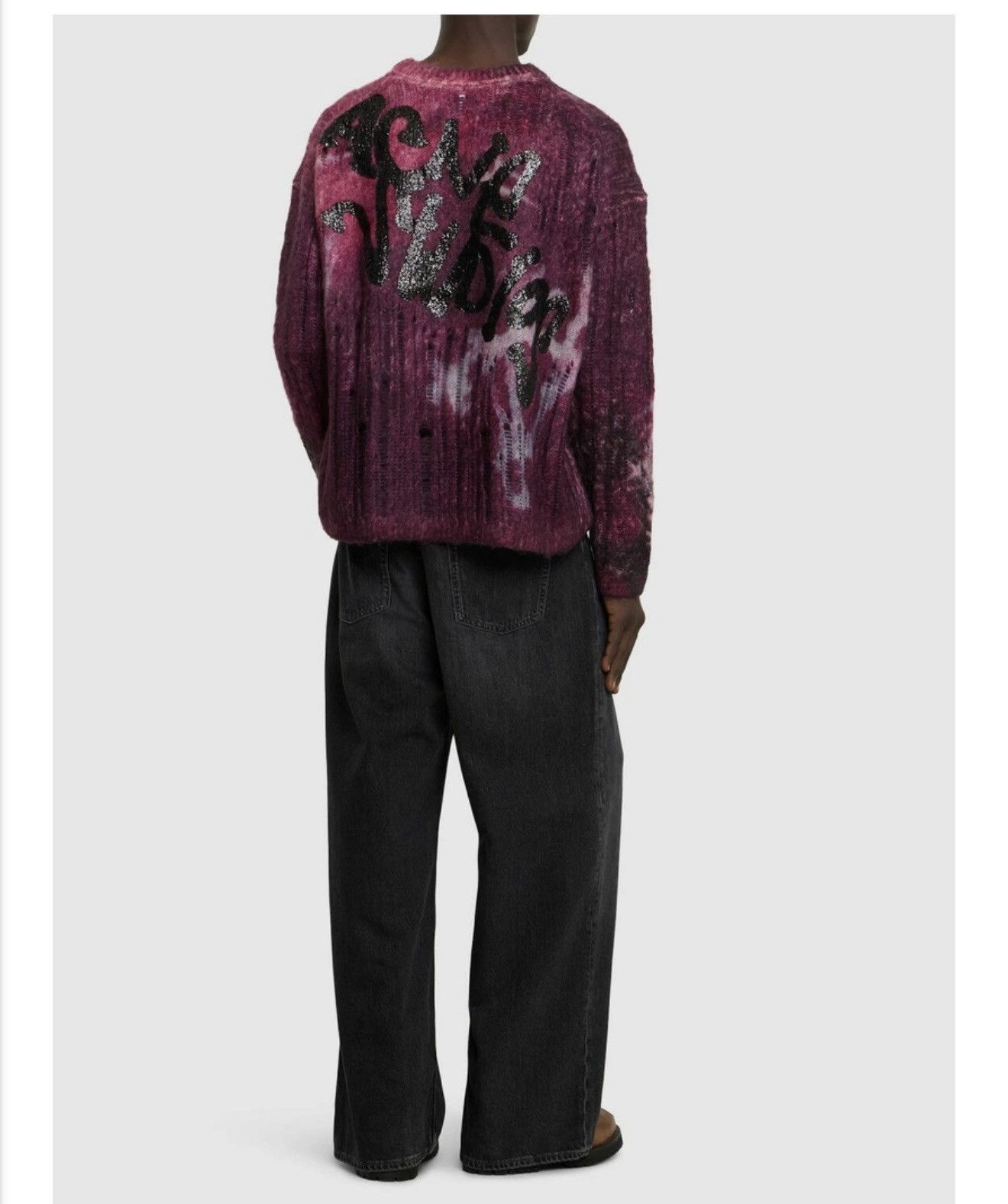 Acne Studios ACNE Studios Keety Wool Blend distressed Sweater Size US M / EU 48-50 / 2 - 11 Thumbnail