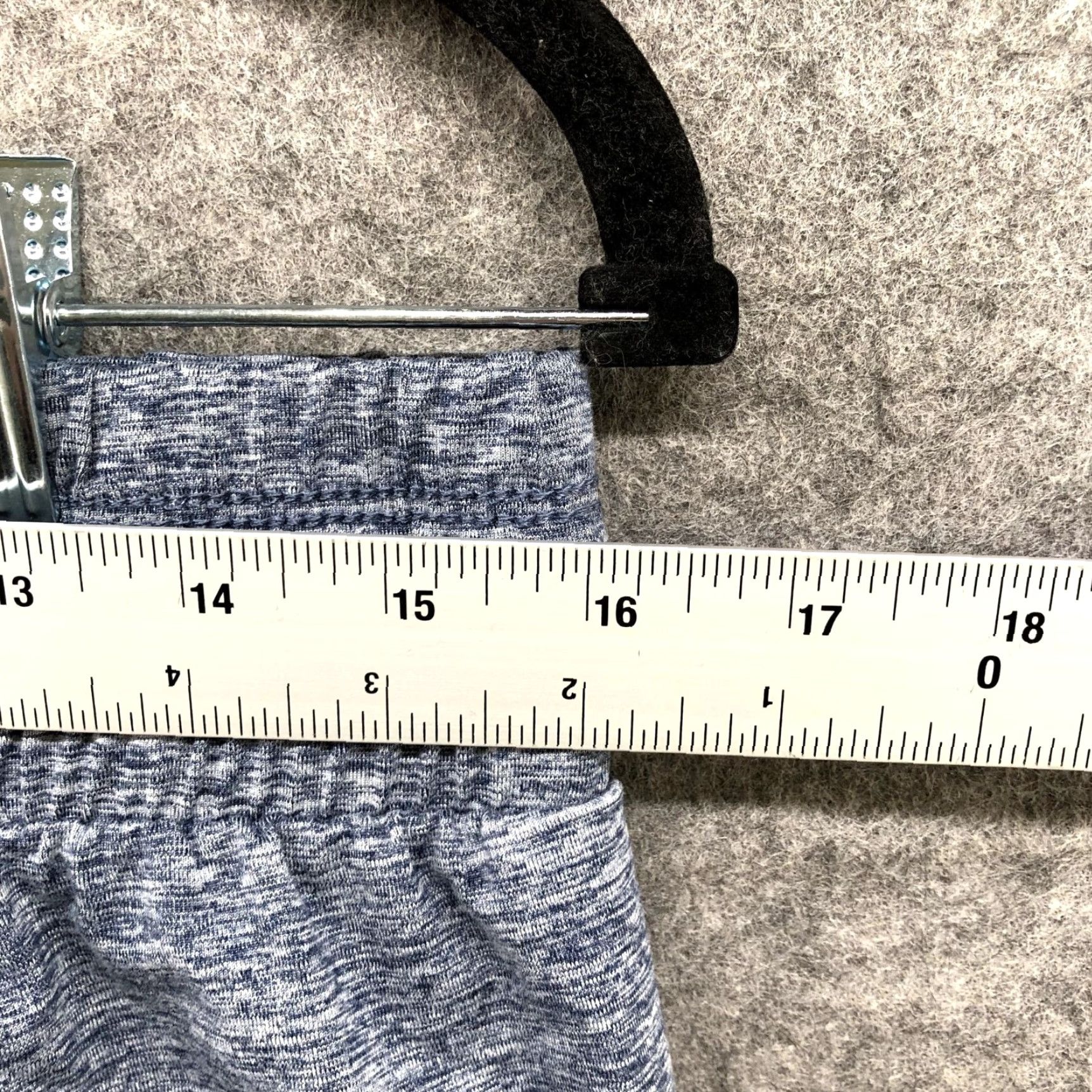 Vintage Zuda Active Shorts Mens M Blue Heather 7.5'' Inseam Running Gym Lounge Athletic Moisture Wicking -- Size US 31 - 5 Thumbnail