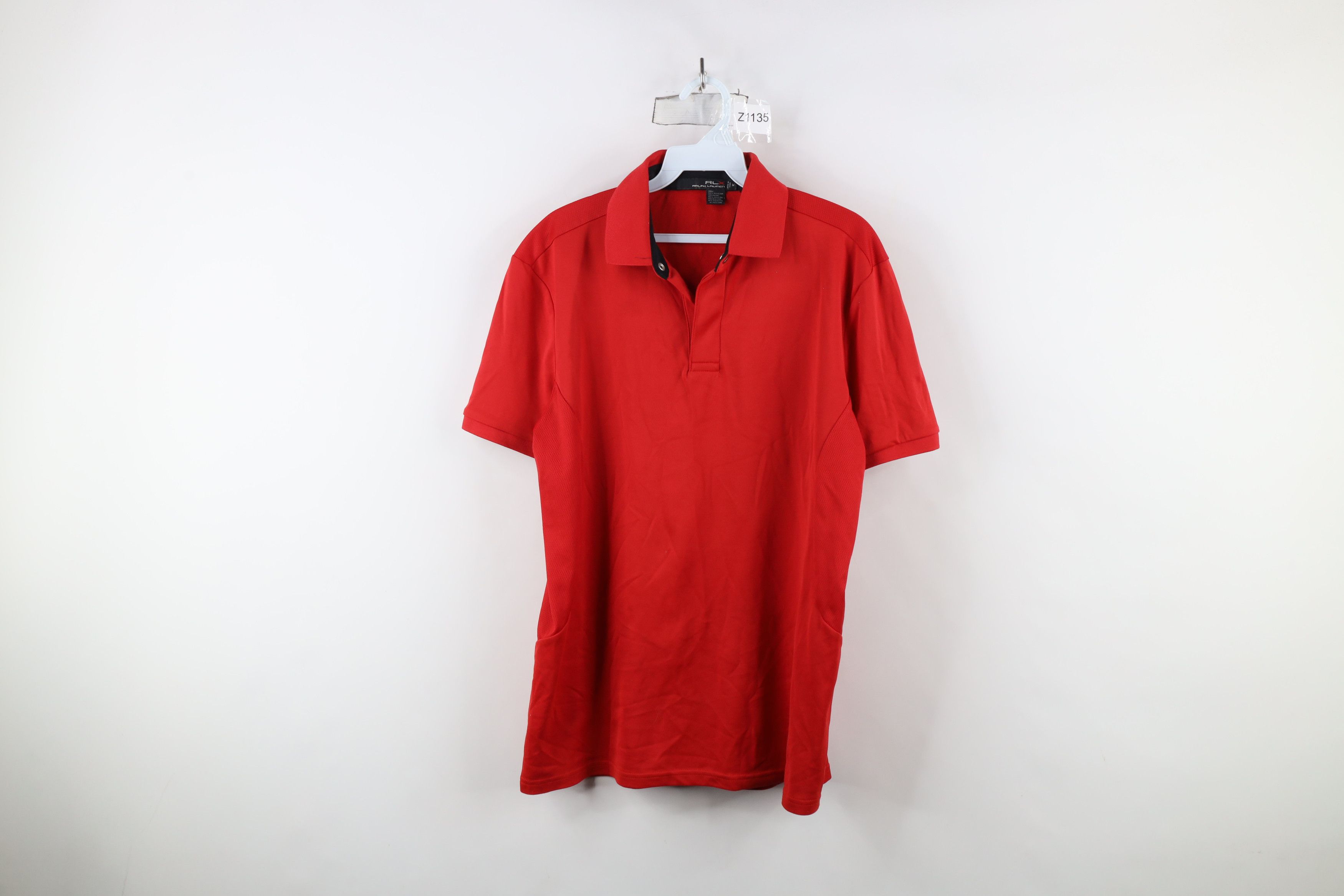 Ralph Lauren × Vintage Ralph Lauren RLX Spell Out Knit Tech Golfing Polo Shirt Size US M / EU 48-50 / 2 - 1 Thumbnail