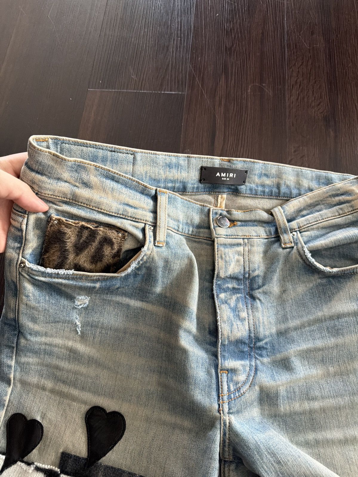 Amiri Amiri Art Patch Denim Size US 34 / EU 50 - 3 Thumbnail